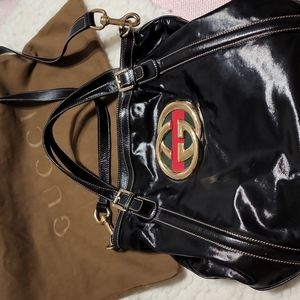 GUCCI TWO WAY BLACK BAG
